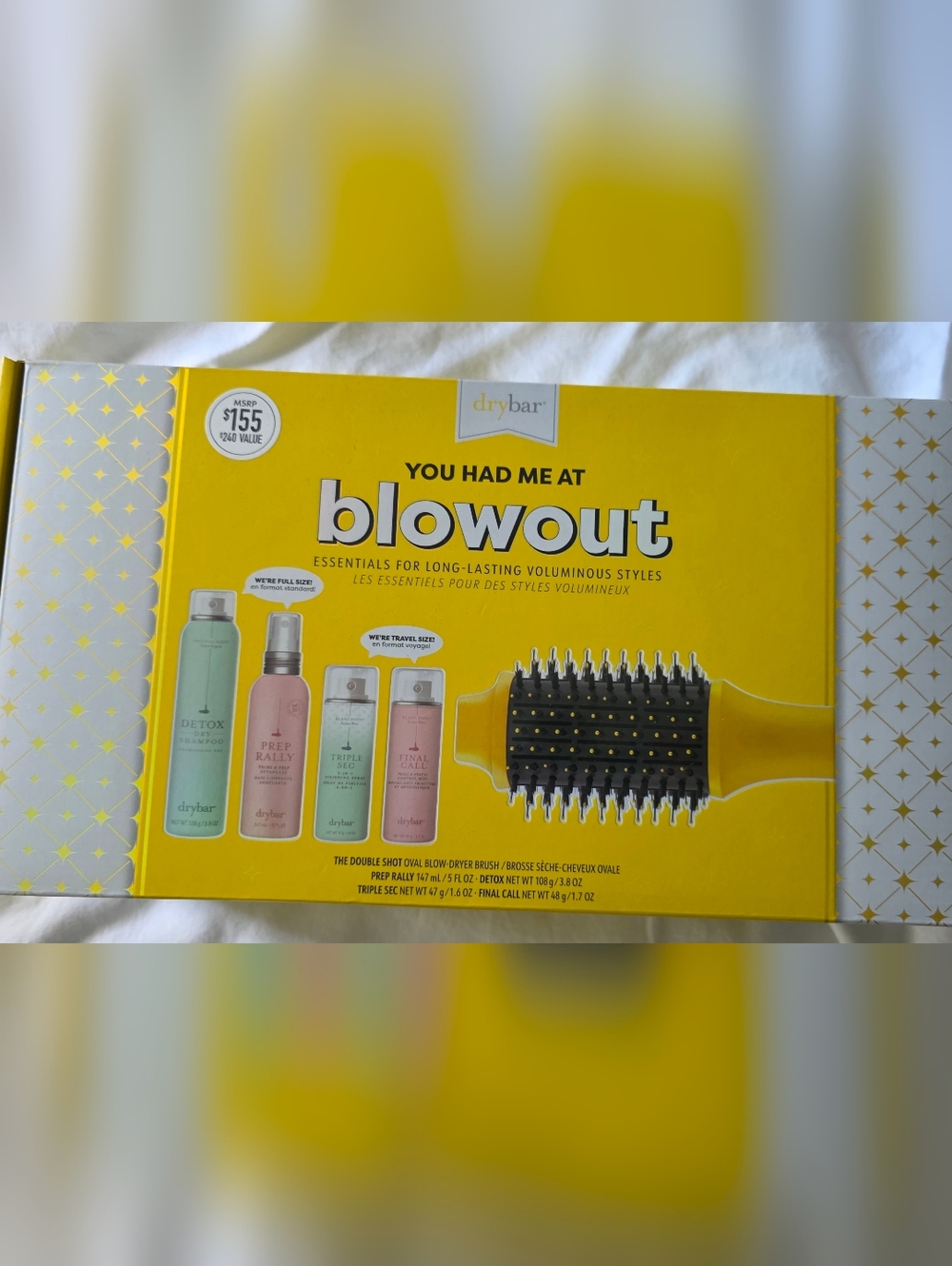 Drybar You Had Me at Blowout Kit 5 Piece Set  Double Shot Blow-Dryer Brush New